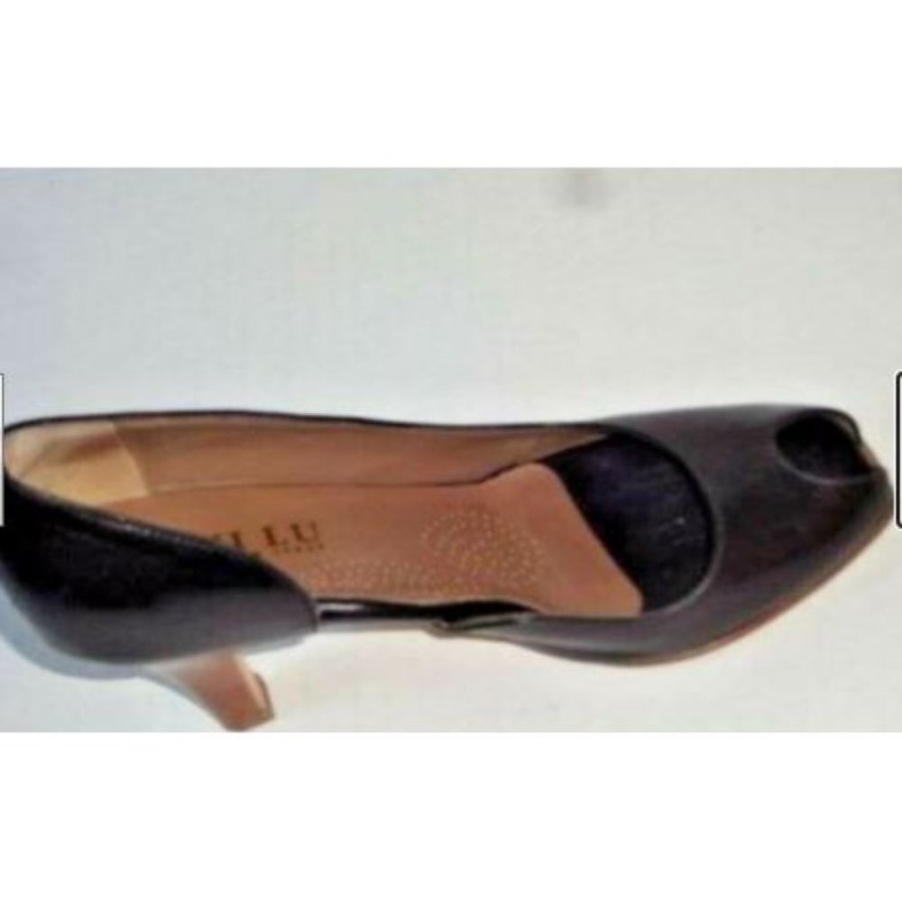 ANYI LU Peep Toe D'Orsay Pumps - Picture 5 of 9